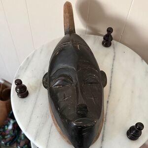 Handcrafted Black Wooden Mask